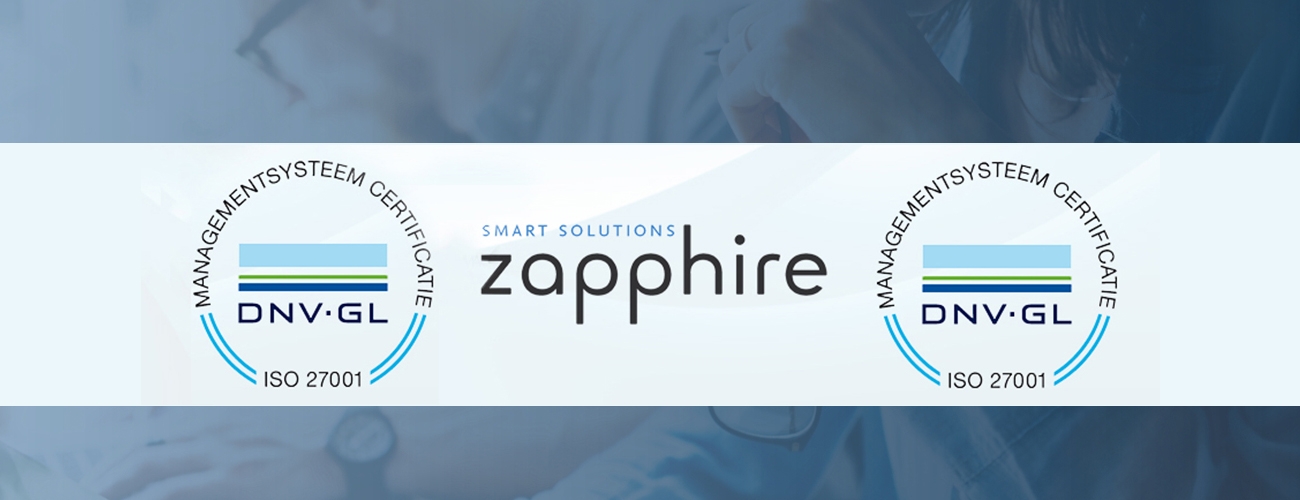 ZAPPHIRE â€“ MTBOOK ONDERDEEL VAN DE ISO27001 EN NEN7510 CERTIFICERING